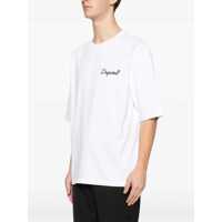 Tricouri pentru Barbati pagina 2 - Tricouri DSQUARED2 Signature T-shirt WHITE Barbati (BM 19645577) - B-mall.ro
