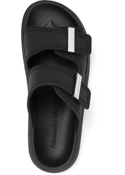 Sandale Alexander McQueen Sandalo Hybrid Oversize BLACK Femei (BM 19647839) 4