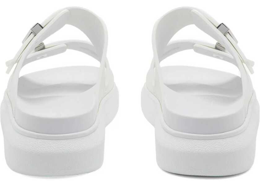 Sandale Alexander McQueen Hybrid Double Buckle Sandal SILVER Barbati (BM 19647848) 3