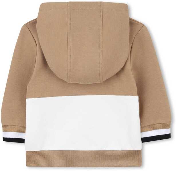 Cardigane Hugo Boss Pants Set With Cardigan And Sweater BEIGE Baieti (BM 19647854) 4