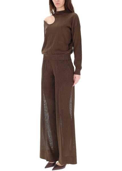 Pantaloni Circus Hotel Tailored Pants BROWN Femei (BM 19647878) 2