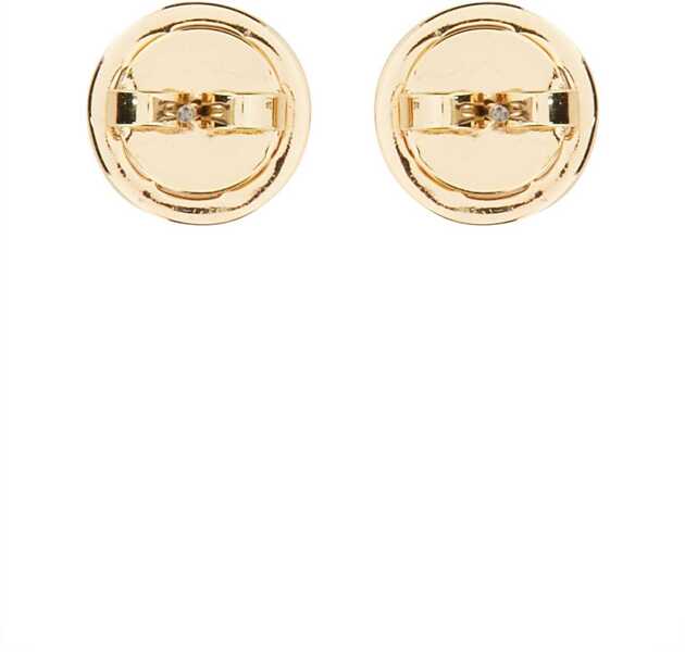 Bratari Tory Burch Orecchini Circle-Stud Crystal Logo GOLD Femei (BM 19647884) 4