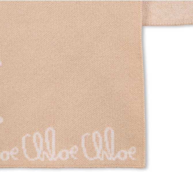 Esarfe Chloe Scarf With Logo BEIGE Fete (BM 19647893) 2
