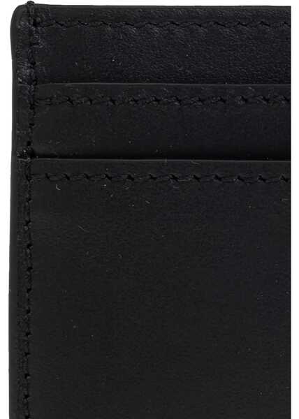 Portofele Alexander McQueen Card Holder With Logo BLACK Barbati (BM 19647896) 4