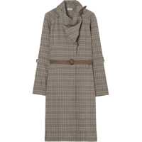 Rochii Wool Check Dress with a shawl collar Femei