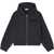 Ganni Two-way Zip Hoodie BLACK/BLACK