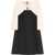 Valentino Garavani Short Crepe Couture Dress NERO/AVORIO
