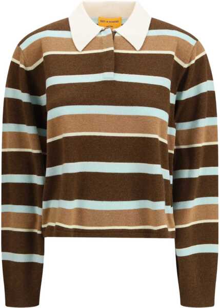 Pulovere casual GUEST IN RESIDENCE Rugby cropped striped Jumper CHESTNUT COMBO Femei (BM 19647944) 2