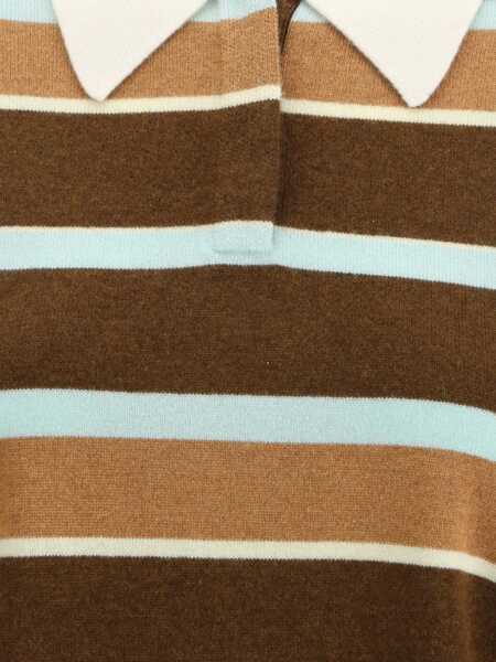 Pulovere casual GUEST IN RESIDENCE Rugby cropped striped Jumper CHESTNUT COMBO Femei (BM 19647944) 3