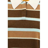 Pulovere casual GUEST IN RESIDENCE Dama - Pulovere casual GUEST IN RESIDENCE Rugby cropped striped Jumper CHESTNUT COMBO Femei (BM 19647944) - B-mall.ro