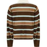 Pulovere casual Rugby cropped striped Jumper Femei