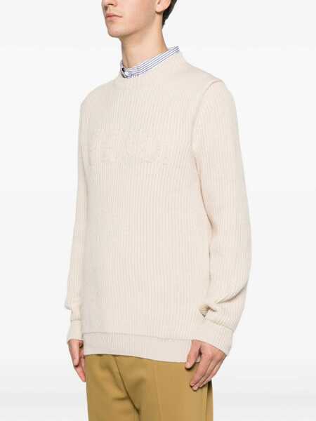 Pulovere casual Fendi Crew-neck Knit WARM GREY Barbati (BM 19647950) 3