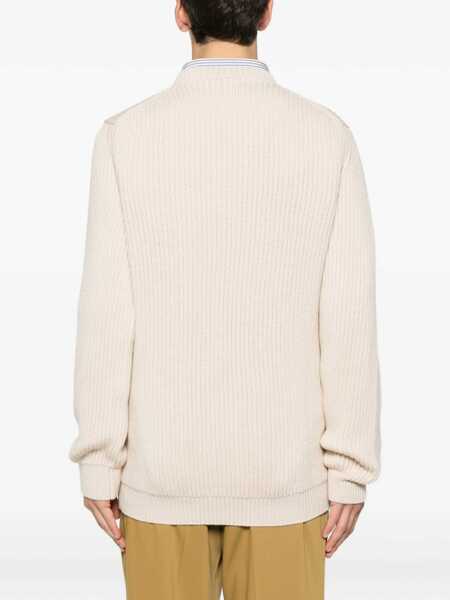 Pulovere casual Fendi Crew-neck Knit WARM GREY Barbati (BM 19647950) 4