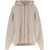 EXTREME CASHMERE Zipped hooded cashmere Cardigan n&deg;460 Donnie CHALK