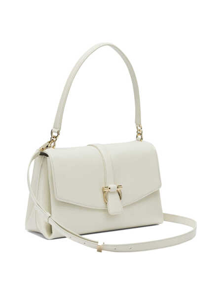 Genti de umar Ferragamo Leather shoulder bag with flap White Femei (BM 19648659) 2