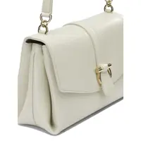 Genti de umar Dama - Genti de umar Ferragamo Leather shoulder bag with flap White Femei (BM 19648659) - B-mall.ro