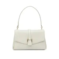 Genti de umar Leather shoulder bag with flap Femei