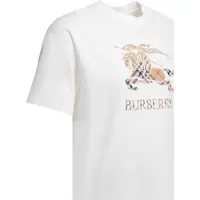 Tricouri pentru Barbati - Tricouri Burberry EKD crewneck T-shirt White Barbati (BM 19648683) - B-mall.ro