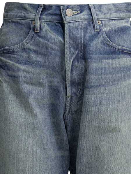 Blugi drepti AURALEE Heavy denim jeans Blue Femei (BM 19648695) 4