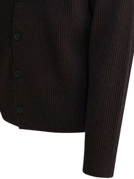 Cardigane AURALEE Super fine wool cardigan Brown Barbati (BM 19648701) 4