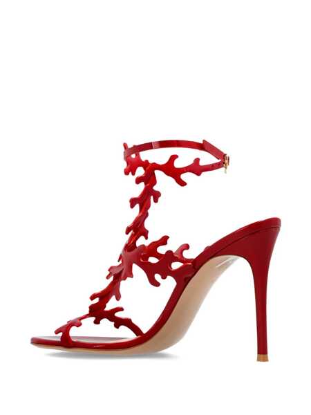 Sandale Gianvito Rossi Ocean 95mm heeled sandals Red Femei (BM 19648713) 3