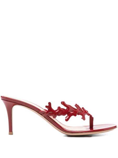 Sandale Gianvito Rossi Ocean Thong 70 mm Mules Red Femei (BM 19648716) 1