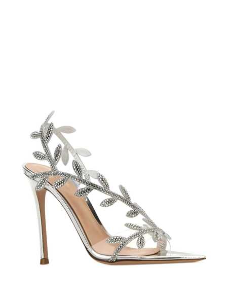 Sandale Gianvito Rossi Crystal Flavia 105mm heeled sandals Silver Femei (BM 19648731) 2
