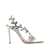 Gianvito Rossi "Crystal Flavia 105mm" heeled sandals Silver