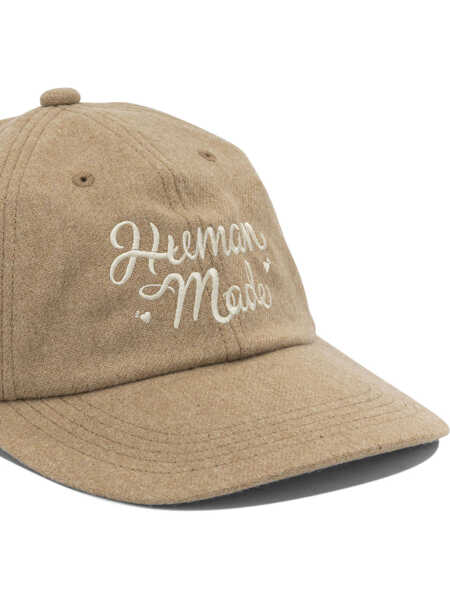 Sepci HUMAN MADE Wool baseball cap Beige Barbati (BM 19648770) 4