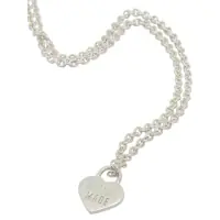 Bijuterii Dama - Bijuterii HUMAN MADE Silver Heart necklace Silver Femei (BM 19648773) - B-mall.ro