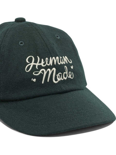 Sepci HUMAN MADE Wool baseball cap Green Barbati (BM 19648776) 4