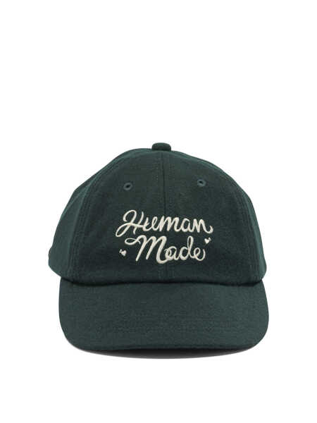 Sepci HUMAN MADE Wool baseball cap Green Barbati (BM 19648776) 1