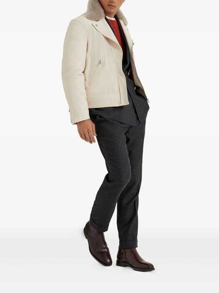 Pulovere Brunello Cucinelli Wool and cashmere crewneck sweater Red Barbati (BM 19648815) 2