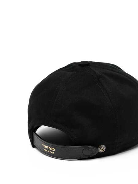 Sepci Tom Ford Baseball cap with logo Black Barbati (BM 19648818) 3