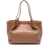 SERAPIAN "Secret" small shoulder bag Brown
