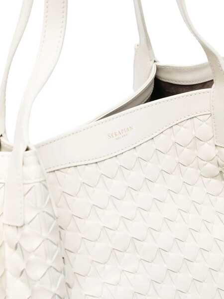 Genti de mana SERAPIAN Secret small shoulder bag White Femei (BM 19648848) 4