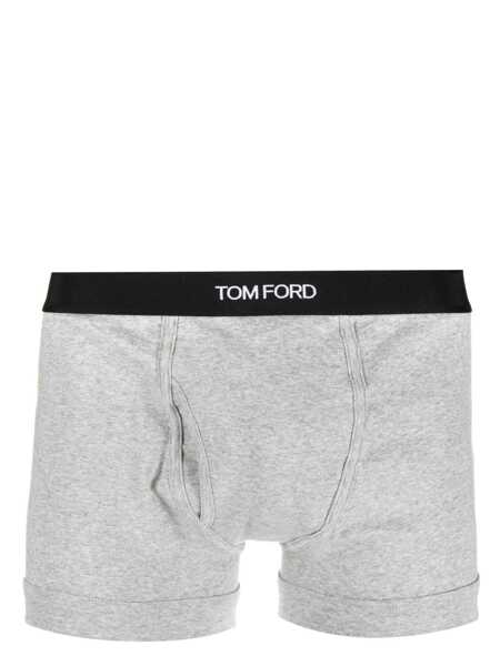 Chiloti Tom Ford Cotton boxer shorts with logo Black Barbati (BM 19648857) 2
