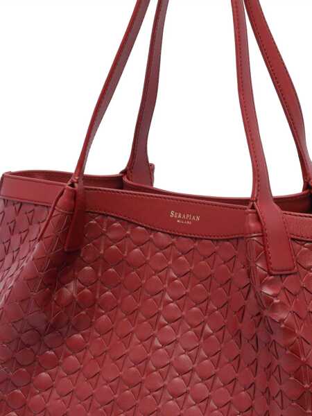 Genti de umar SERAPIAN Secret small shoulder bag Bordeaux Femei (BM 19648860) 4