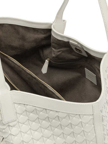 Genti de umar SERAPIAN Secret large shoulder bag White Femei (BM 19648863) 5