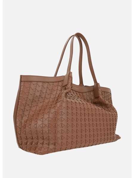 Genti de umar SERAPIAN Secret large shoulder bag Brown Femei (BM 19648866) 3