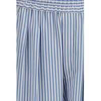 Pantaloni Dama - Pantaloni casual Tom Ford Striped silk PJ Trousers SKY BLUE/OFF WHITE Femei (BM 19654325) - B-mall.ro