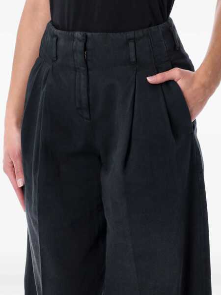 Blugi Golden Goose Cotton denim Trousers BLACK Femei (BM 19654328) 3