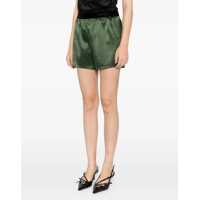 Pantaloni scurti Dama - Pantaloni scurti Tom Ford Stretch silk satin PJ Shorts MOSS GREEN Femei (BM 19654334) - B-mall.ro