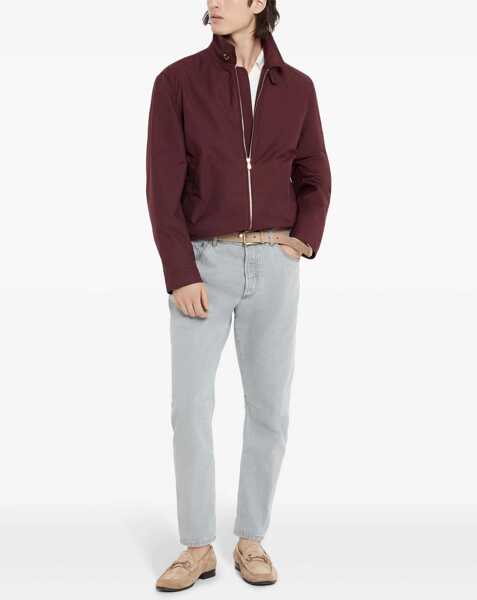 Tricouri Polo Brunello Cucinelli Ribbed Polo Shirt PANAMANEBBIA Barbati (BM 19654337) 2