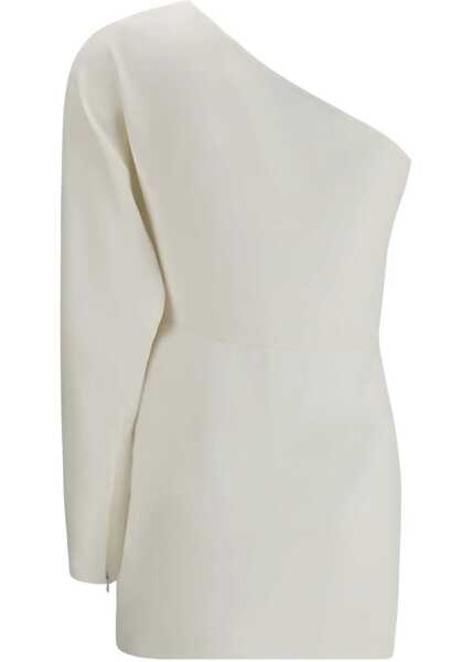 Topuri Valentino Garavani Cady Couture one-shoulder Top AVORIO Femei (BM 19654361) 2