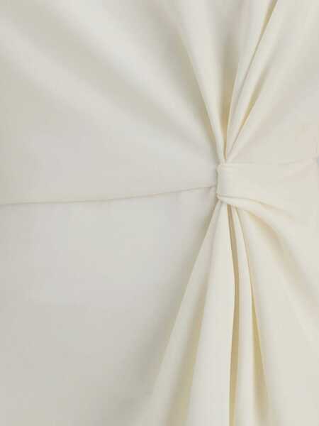 Topuri Valentino Garavani Cady Couture one-shoulder Top AVORIO Femei (BM 19654361) 4