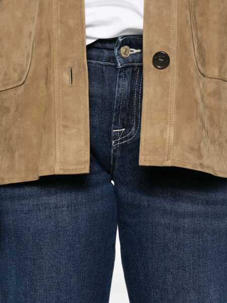 Blugi 7 For All Mankind Low Straight Jeans OCEANDRIFT Femei (BM 19654376) 5