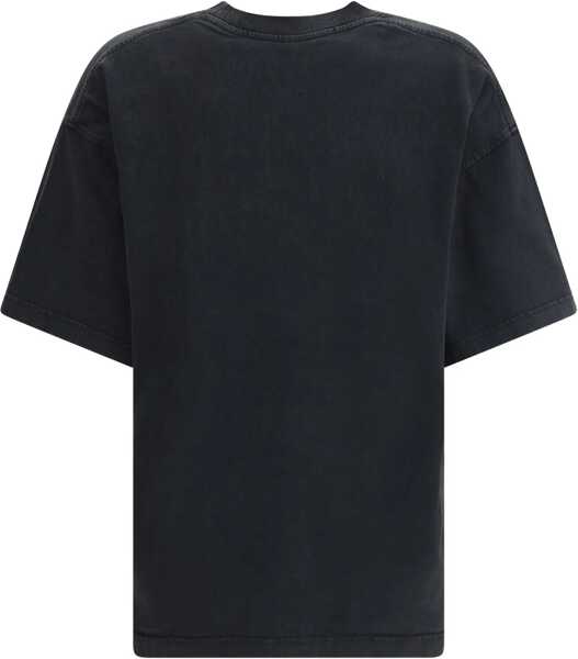 Tricouri Alexander Wang Logo T-shirt WASHED BLACK Femei (BM 19654379) 2