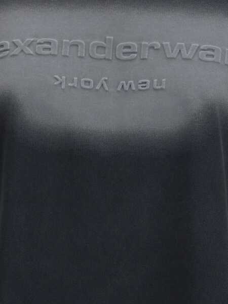Tricouri Alexander Wang Logo T-shirt WASHED BLACK Femei (BM 19654379) 3