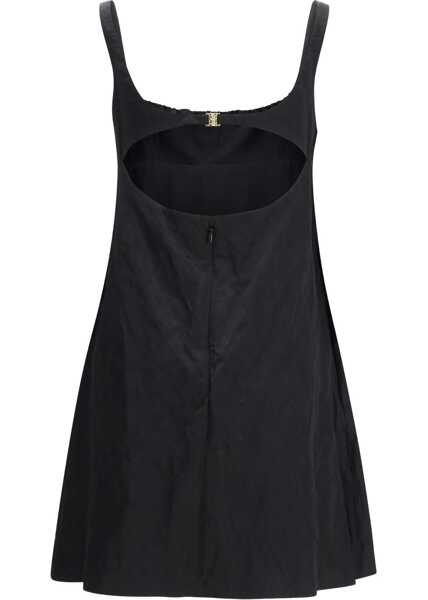 Rochii Chloe Mini Dress in washed technical satin BLACK Femei (BM 19654382) 2